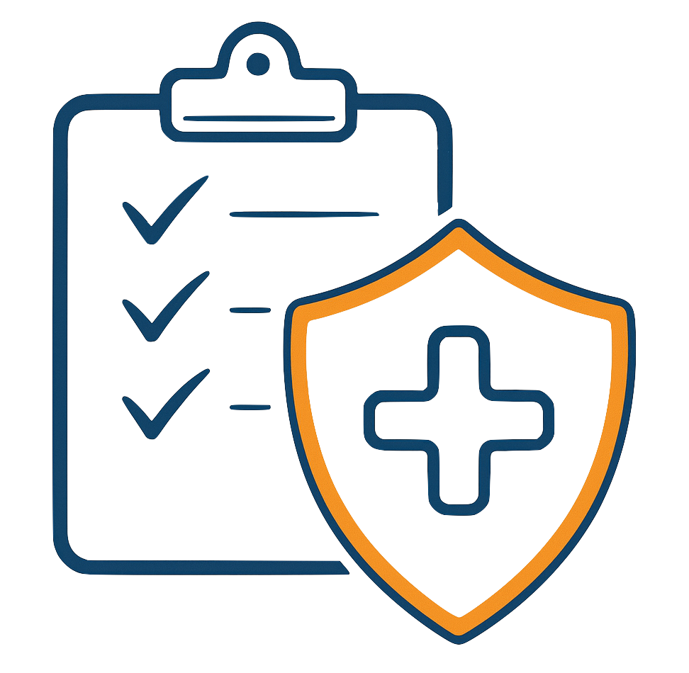 Occupational Health and workplace safety services icon